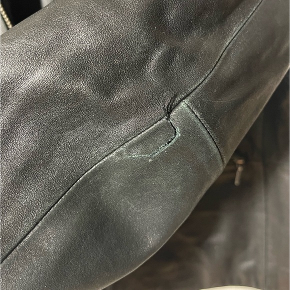 Women’s Valerie Steven’s New Zealand lamb skin leather jacket, L - Picture 4 of 5